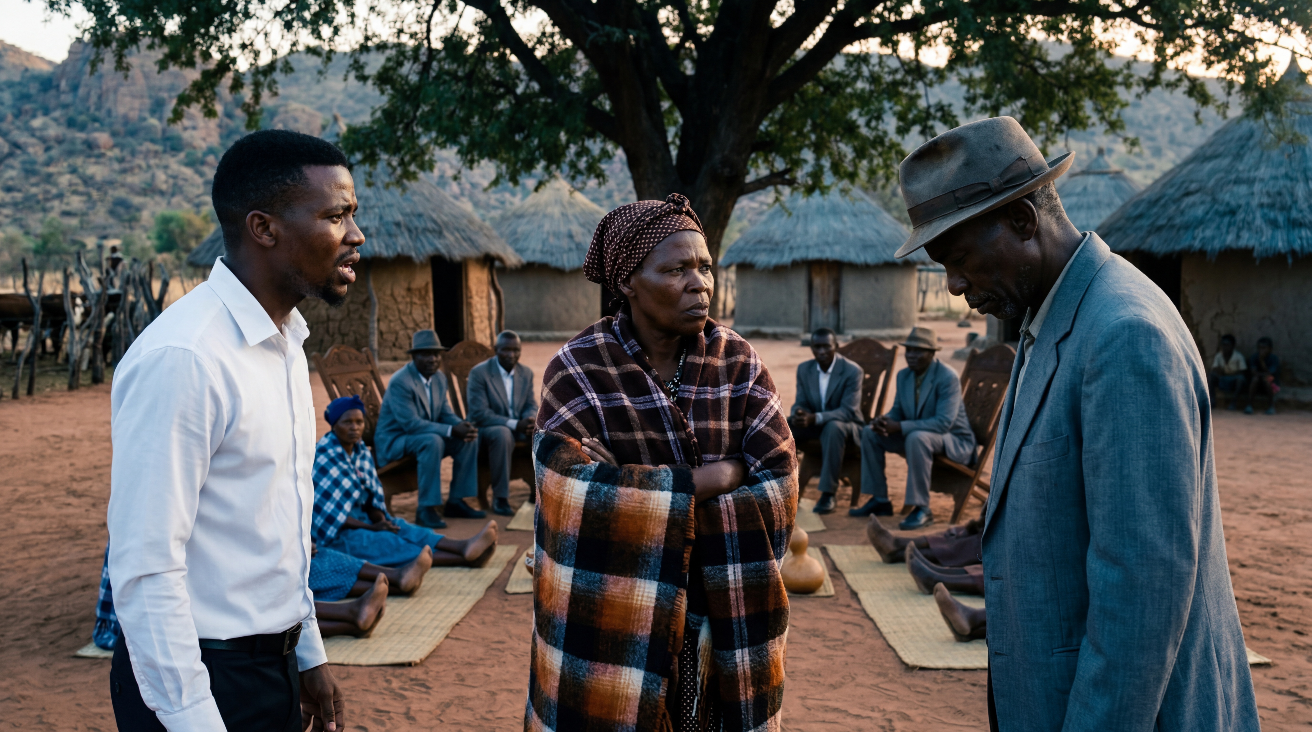 Morero family confrontation concept art